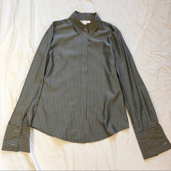 VTG Brooks Brothers Silk Button Down Blouse, 2 - Picture 6 of 10